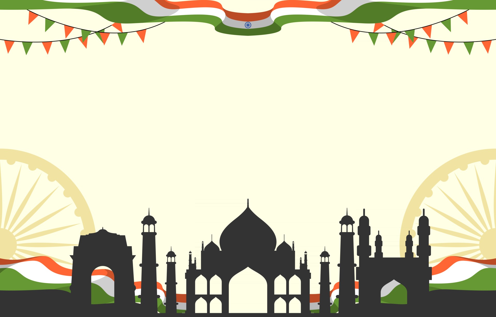 india-independence-day-background-template-free-vector